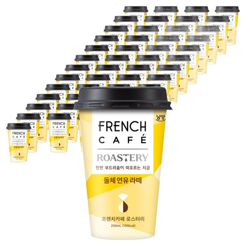 프렌치카페 로스터리 돌체 연유 라떼, 250ml, 50개