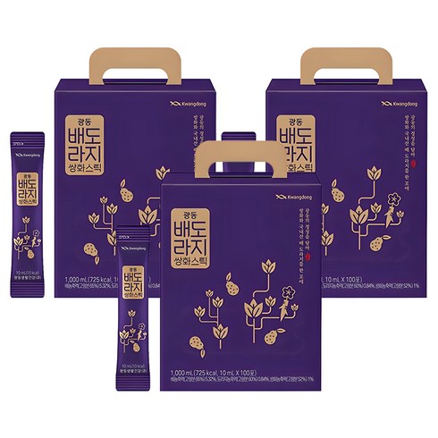 광동 배도라지 쌍화 스틱, 10ml, 300개