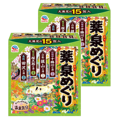 바스로망 온천기행 약천 입욕제 4계절향, 30g, 30개