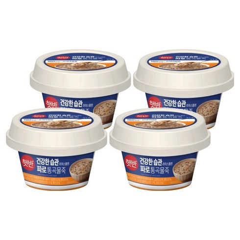 햇반 파로통곡물죽, 265g, 4개
