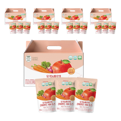 유기농마루 갈아만든 ABC 주스, 3L, 5개