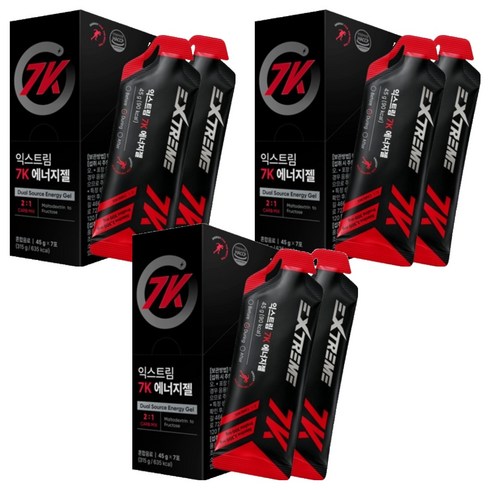 익스트림 7K 에너지젤 7p, 315g, 3개