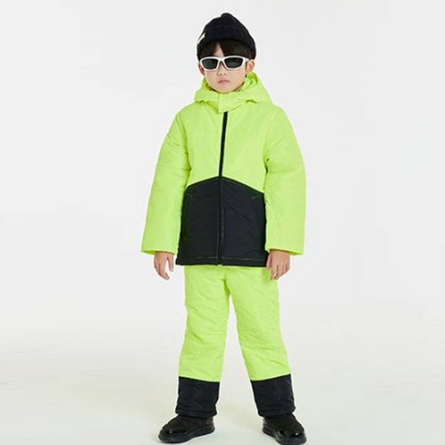 에프리더 아동용 네모 패딩 스키 바지
