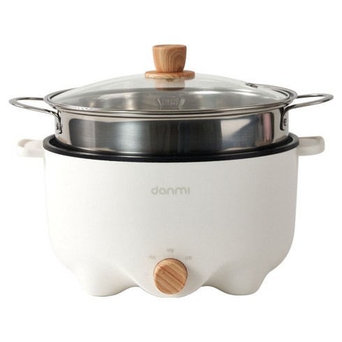 단미 멀티 쿠커 + 전용 찜기 세트 3L, DA-MEK01, DA-ST05(화이트)