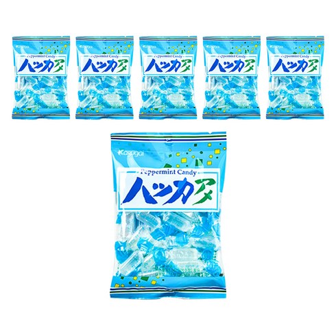 카수가이 하카향 아메 박하사탕, 147g, 6개