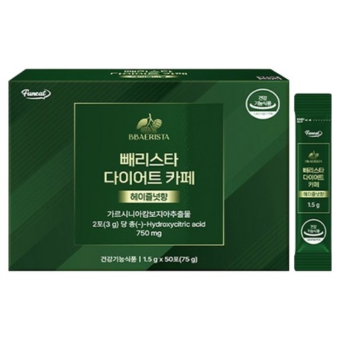 퍼니트 빼리스타 다이어트 카페 헤이즐넛향 50p, 75g, 1개