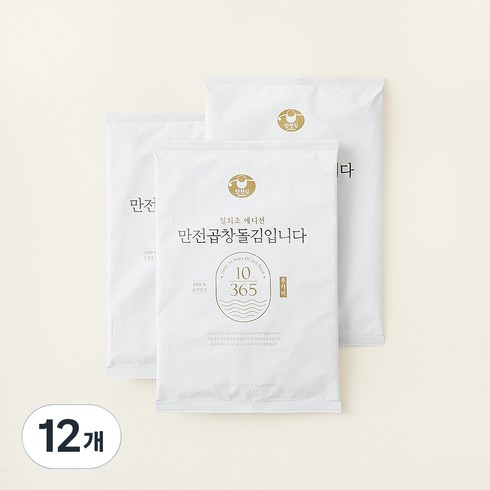 만전김 만전 곱창 돌김 입니다 무가미, 16g, 12개