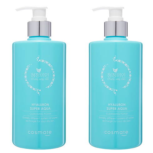 청정미인 히아루론 슈퍼아쿠아 클렌징폼, 2개, 500ml