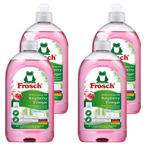프로쉬 독일 주방세제 라즈베리, 500ml, 4개