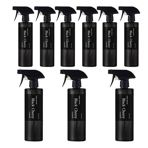 코코도르 패브릭 퍼퓸 섬유탈취제 블랙체리 본품, 500ml, 9개