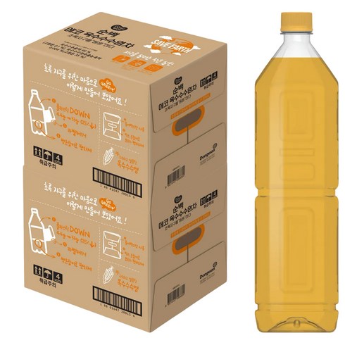 동원 순백 에코 옥수수 수염차 무라벨, 1.5L, 24개