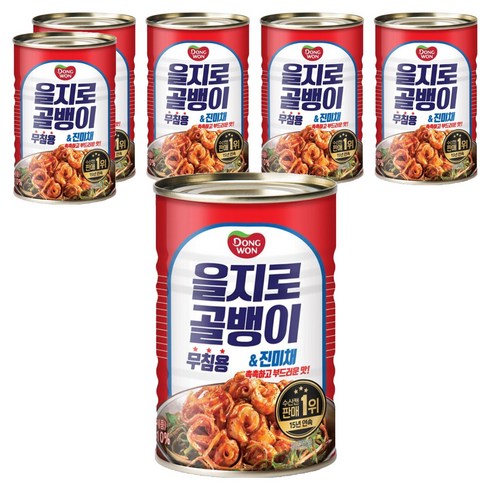 동원 을지로 골뱅이 무침용, 300g, 6개