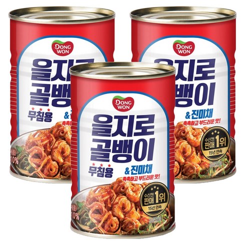 동원 을지로 골뱅이 무침용, 300g, 3개