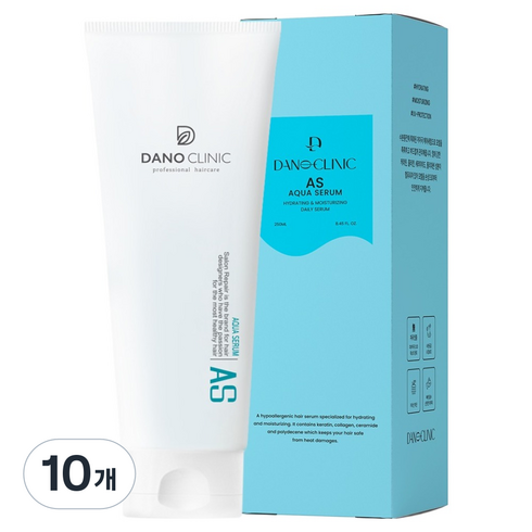 다노클리닉 아쿠아 세럼 AS, 250ml, 10개
