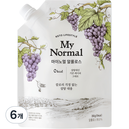 마이노멀 알룰로스, 350g, 6개