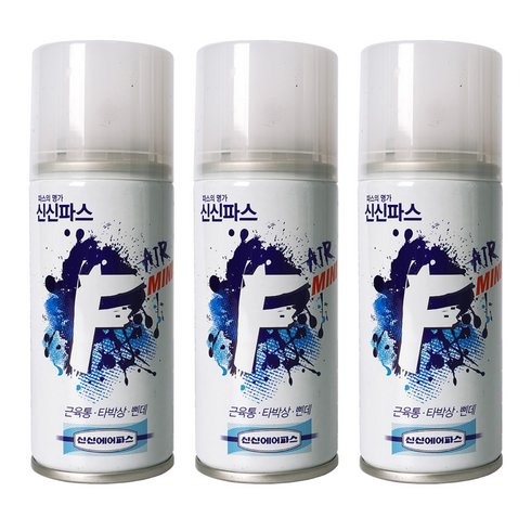 신신파스 에어 F MINI 스프레이파스 100ml, 1개입, 3개