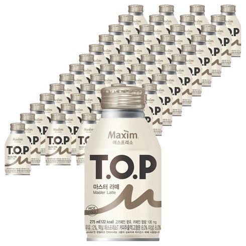 티오피 마스터 라떼 캔커피, 72개, 275ml