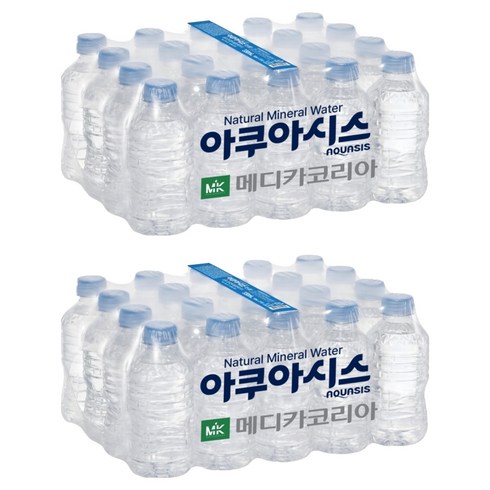 아쿠아시스 무라벨, 330ml, 40개