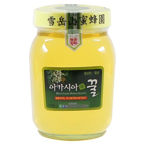설악산허니팜 국내산 아카시아꿀, 1.2kg, 1개