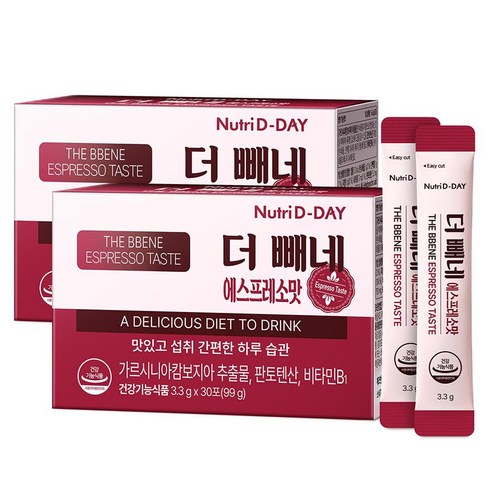 뉴트리디데이 더 빼네 에스프레소맛, 99g, 2개