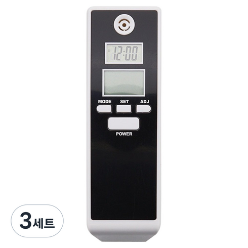 컴스 마트 휴대용 셀프 음주 측정기 감지기 BT843, 3세트