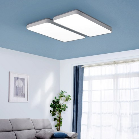 홈플래닛 삼성 칩셋 삼성 LED 플리커프리 듀얼 스위치 천장등 120W (친절한 설명서), 화이트 주광색