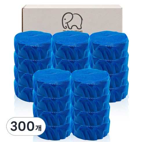 코끼리리빙 고체형 변기세정제, 50g, 300개