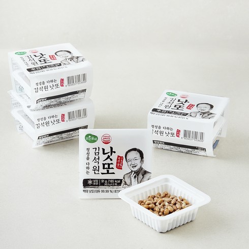 맑은물에 김석원 낫또 국산콩, 45.5g, 8개입, 1개