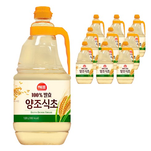 해표 양조식초, 1.8L, 10개