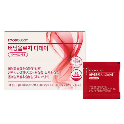푸드올로지 버닝올로지 디데이 다이어트 케어, 10회분, 1개