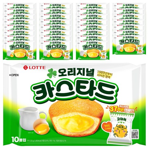 롯데카스타드 오리지널, 230g, 32개