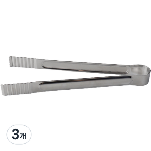 블룸엣홈 스텐 뷔페 주방집게 중, 3개