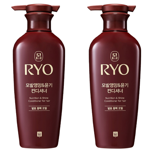 려 모발영양 윤기 발효 동백 오일 컨디셔너, 400ml, 2개