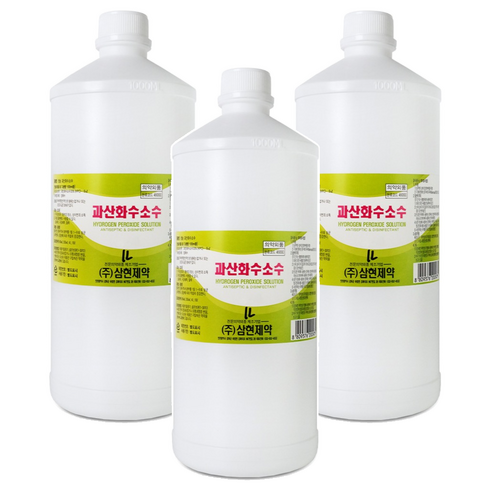 삼현제약 과산화수소수, 3개, 1L