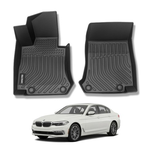 더존 입체 포집 TPE 1열 카매트, 올블랙, (BMX-02)BMW 5시리즈[G30](2017~2023)