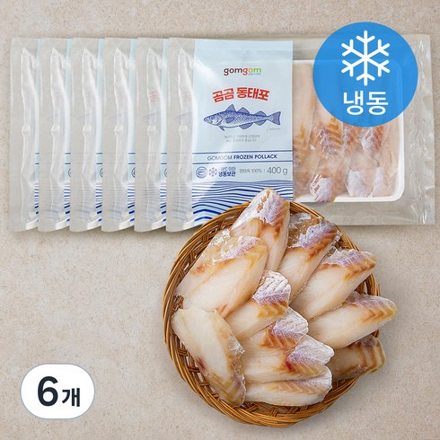 곰곰 동태포 (냉동), 400g, 6개