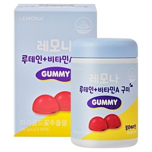 레모나 루테인 비타민A 구미, 60정, 1개