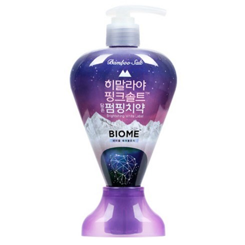 히말라야핑크솔트담은 브라이트닝화이트 펌핑치약, 285g, 1개