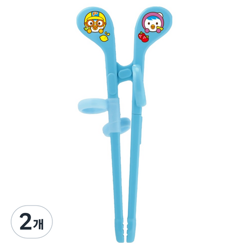 에디슨 뽀로로 미니 젓가락, 2개, 블루