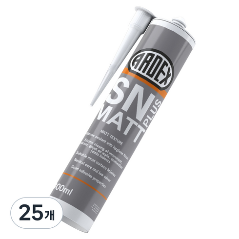 아덱스 SN+ MATT 하이진 실리콘 실란트 화이트 300ml, 25개