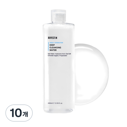 로벡틴 아쿠아 딥 클렌징워터, 400ml, 10개