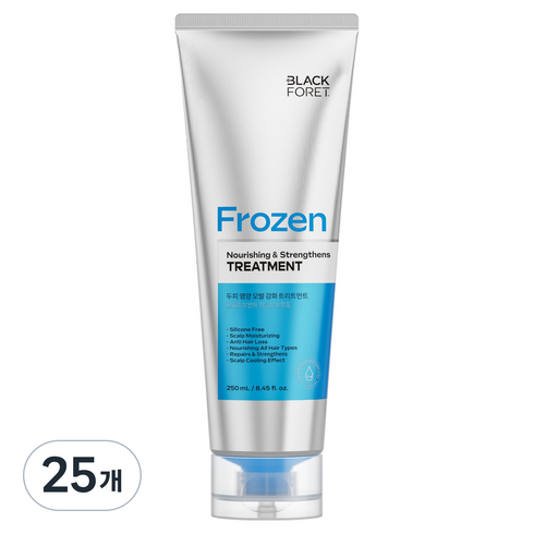 블랙포레 프로즌 두피 영양 모발 강화 탈모증상완화 트리트먼트, 25개, 250ml