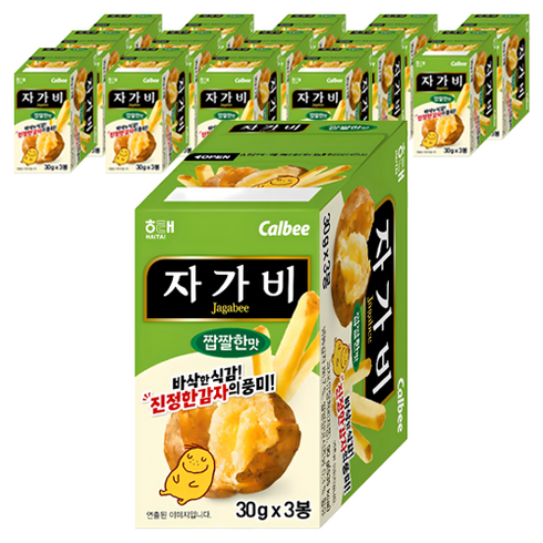 자가비 짭짤한 맛 3p, 90g, 15개