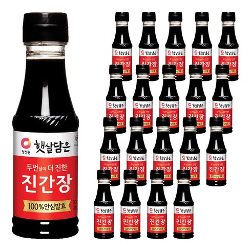햇살담은 두번 달여 더 진한 진간장, 200ml, 20개