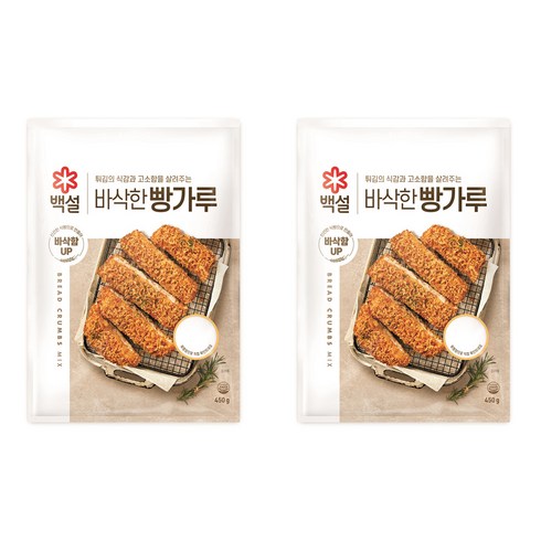 백설 빵가루, 450g, 2개