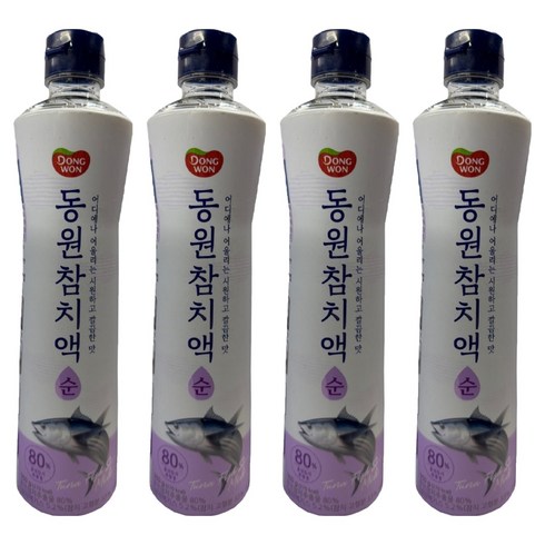 동원 참치액 순, 900g, 4개
