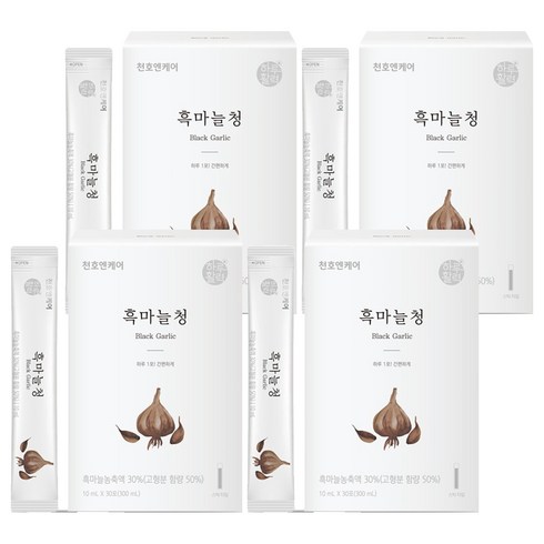 천호엔케어 흑마늘청, 10ml, 30개입, 4개