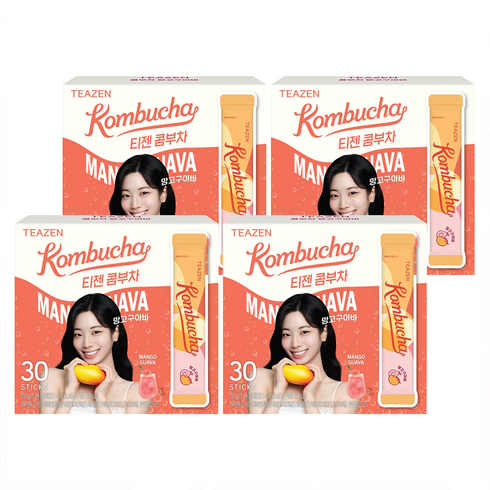 티젠 콤부차 망고구아바, 5g, 30개입, 4개