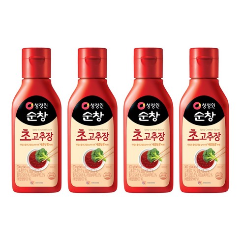 청정원순창 초고추장, 300g, 4개