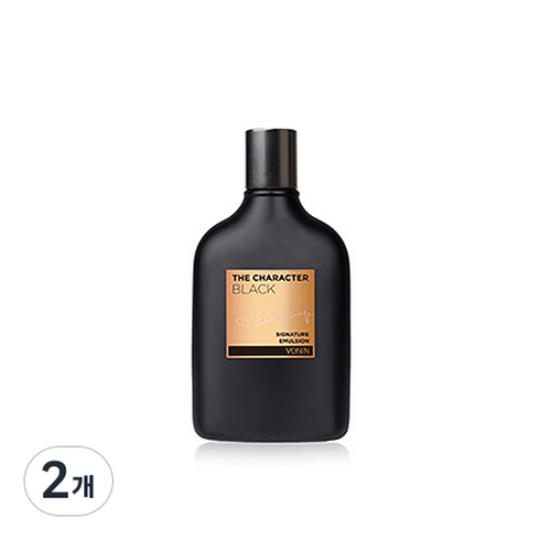 보닌 더캐릭터 블랙 시그니처 에멀전, 140ml, 2개